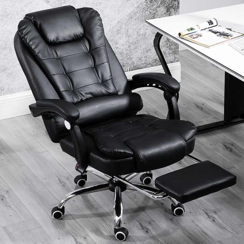 Comfortable Liftable Swivel Sedentary Chair With Footrest office