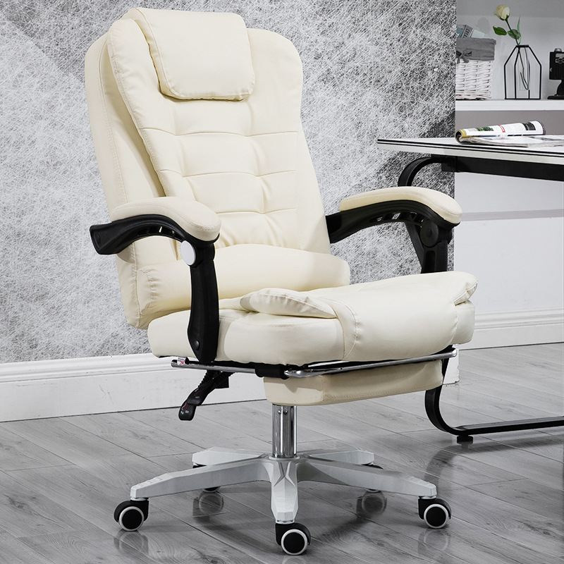 Comfortable Liftable Swivel Sedentary Chair With Footrest office