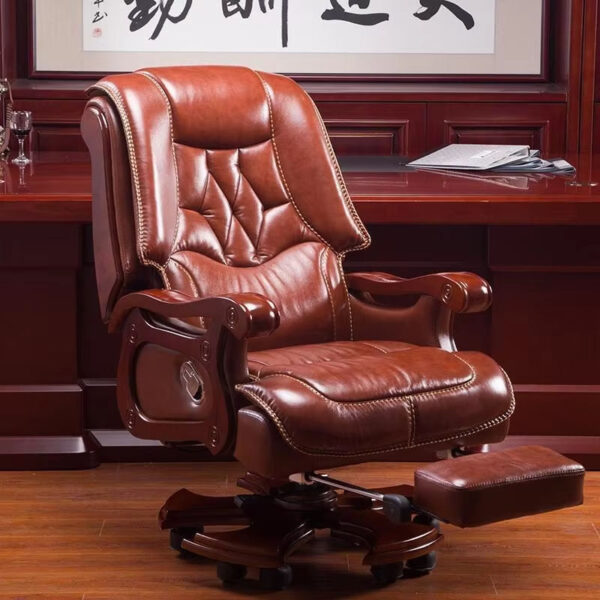 Luxury High-Back Leather Executive Office Chairs Bulk