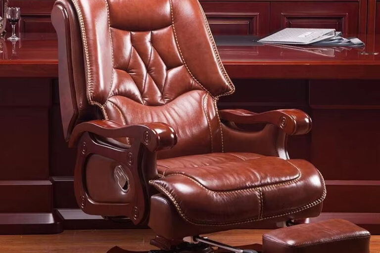 Luxury High-Back Leather Executive Office Chairs Bulk