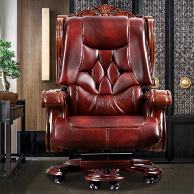 Luxury High-Back Leather Executive Office Chairs Bulk