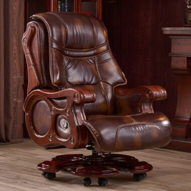 Luxury High-Back Leather Executive Office Chairs Bulk