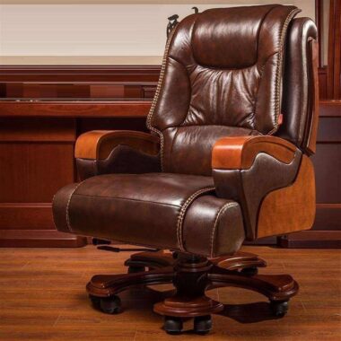 Luxury High-Back Leather Executive Office Chairs Bulk
