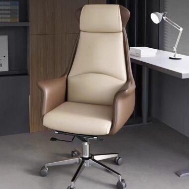 Modern Luxury Leather Office Chairs Supplier Ergonomic