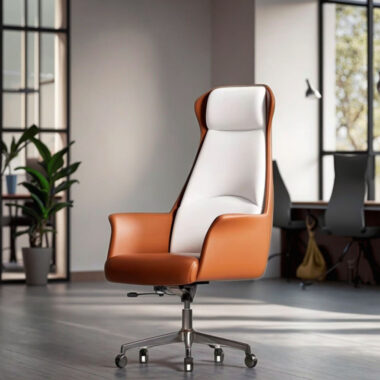 Modern Luxury Leather Office Chairs Supplier Ergonomic