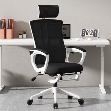 Modern Mesh Ergonomic Office Chairs with Adjustable Headrest