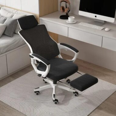 Modern Mesh Ergonomic Office Chairs with Adjustable Headrest