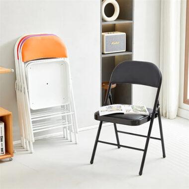 Metal Frame Folding Office Chairs for Office Meetings