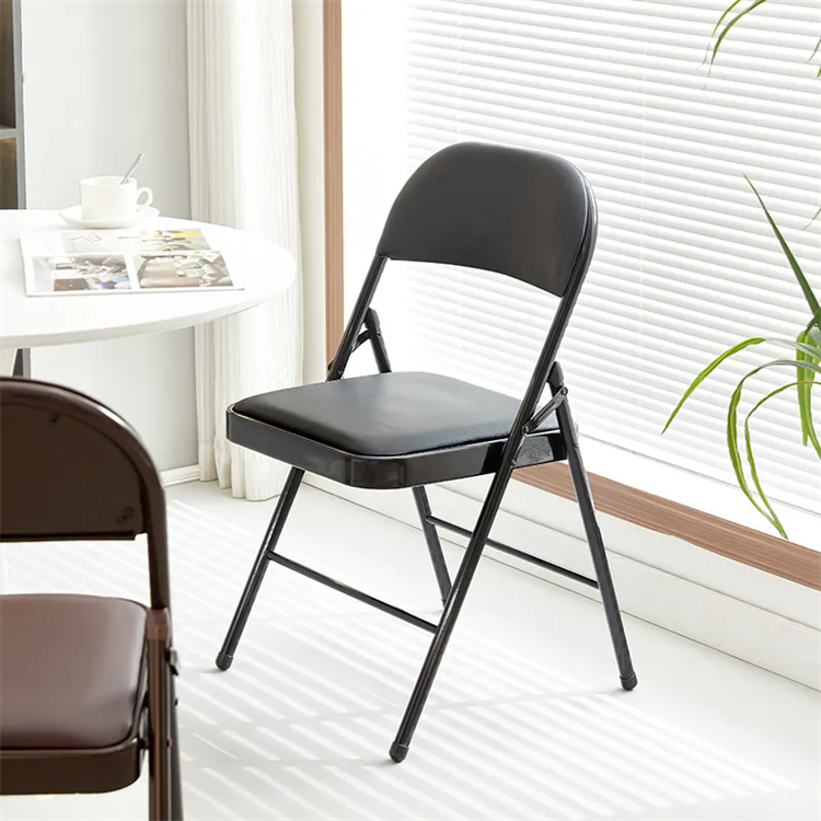 Metal Frame Folding Office Chairs for Office Meetings