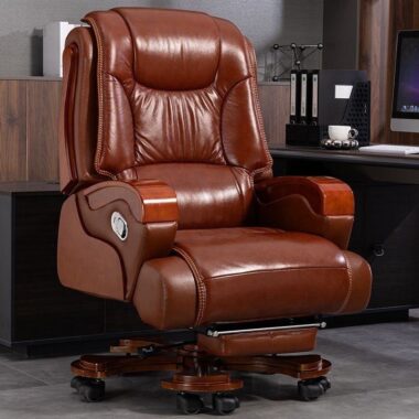 Custom Ergonomic Executive Leather Office Chairs