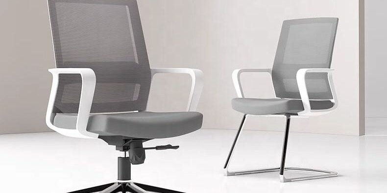 Custom Swivel Mesh Conference Chairs Durable Design