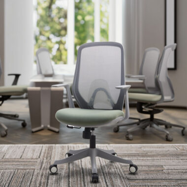 Custom Ergonomic Mid-Back Executive Conference Chairs
