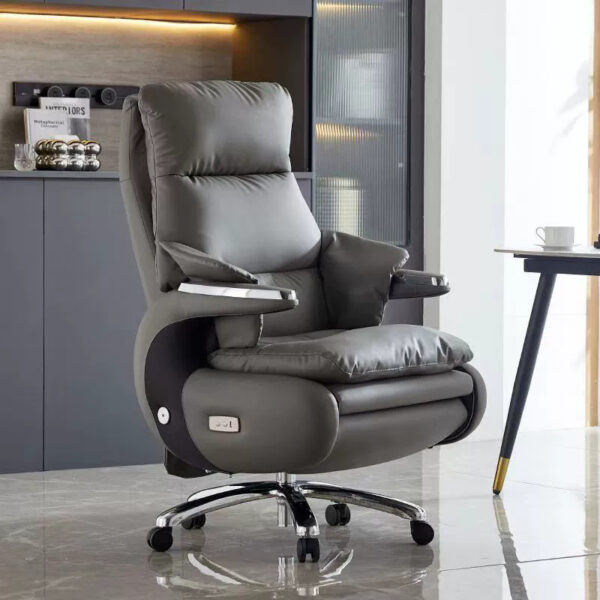 Electric Leather Office Chairs Factory Executive Style