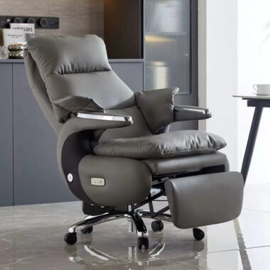 Electric Leather Office Chairs Factory Executive Style