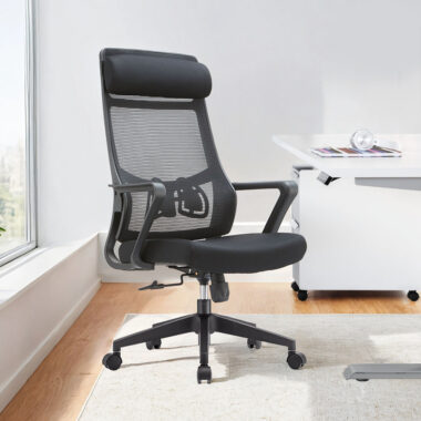 High Back Black Mesh Ergonomic Office Chairs
