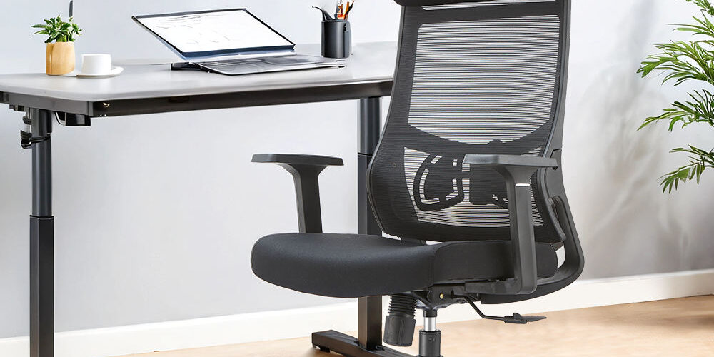 High Back Black Mesh Ergonomic Office Chairs