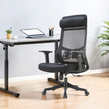 High Back Black Mesh Ergonomic Office Chairs