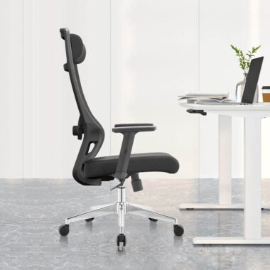 High Back Black Mesh Ergonomic Office Chairs