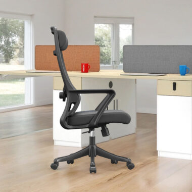 High Back Black Mesh Ergonomic Office Chairs