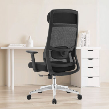 High Back Black Mesh Ergonomic Office Chairs