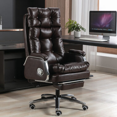 Custom Luxury Ergonomic Leather Office Chairs