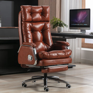 Custom Luxury Ergonomic Leather Office Chairs