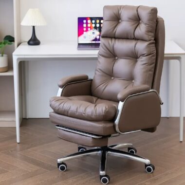 Custom Luxury Ergonomic Leather Office Chairs