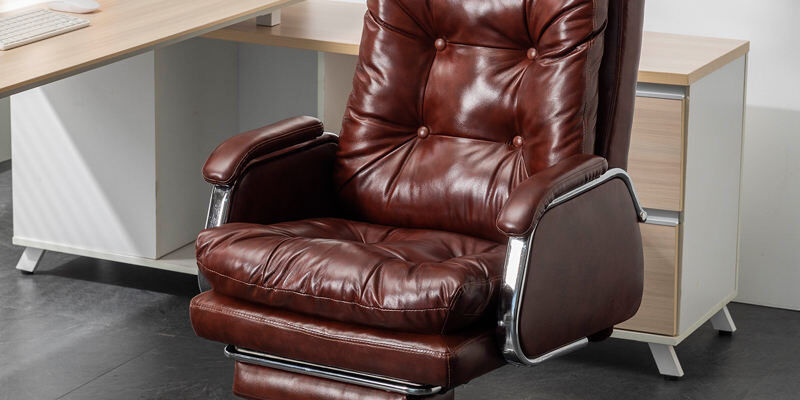 Custom Luxury Ergonomic Leather Office Chairs