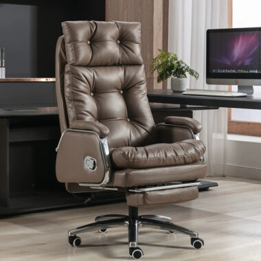 Custom Luxury Ergonomic Leather Office Chairs