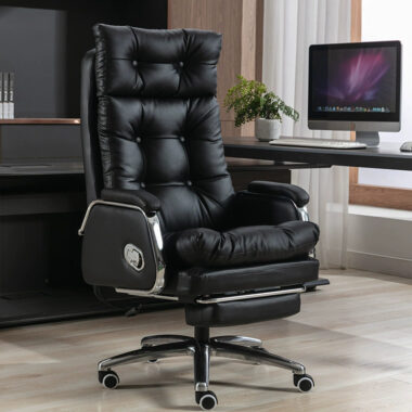 Custom Luxury Ergonomic Leather Office Chairs