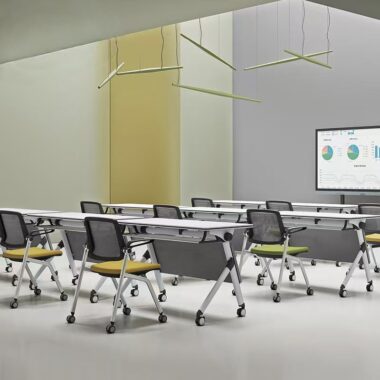 Folding Mesh Conference Chairs Wholesale Ergonomic