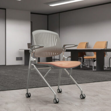 Folding Mesh Conference Chairs Wholesale Ergonomic