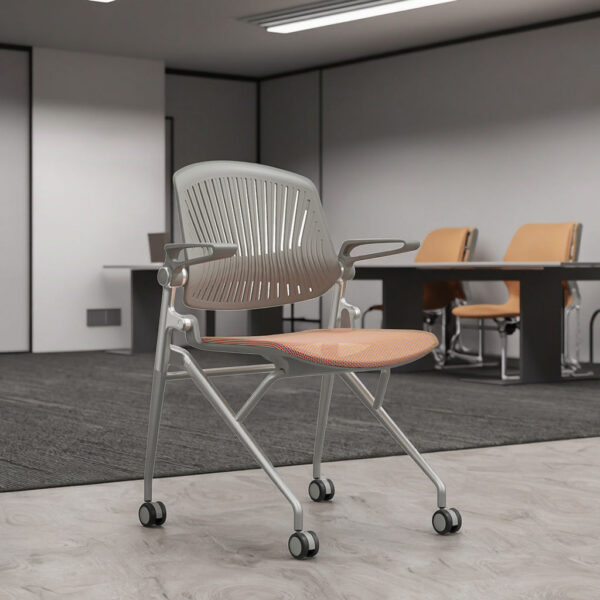 Folding Mesh Conference Chairs Wholesale Ergonomic