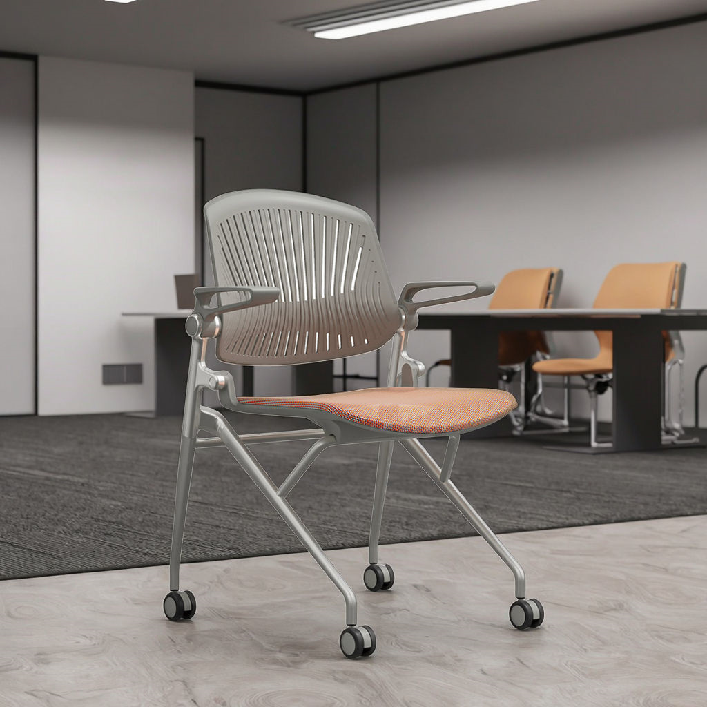 Folding Mesh Conference Chairs Wholesale Ergonomic