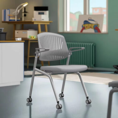 Folding Mesh Conference Chairs Wholesale Ergonomic