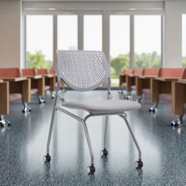 Folding Office Chairs with Wheels for Conference Rooms